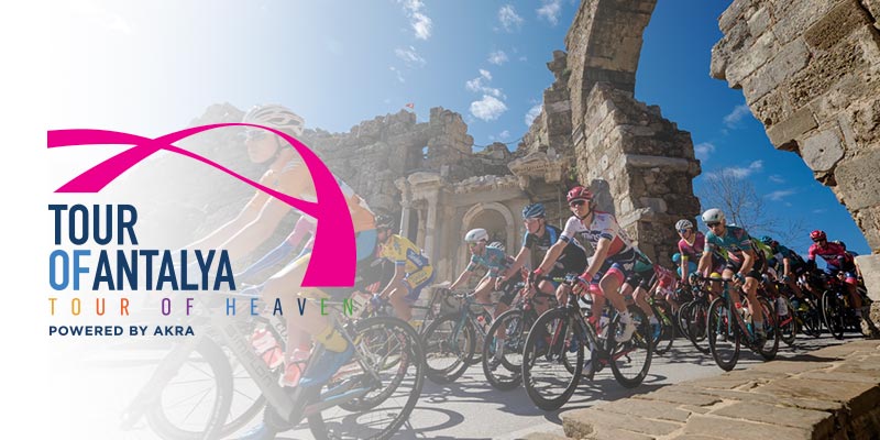 “TOUR OF ANTALYA powered by AKRA” which is in the UCI Road Cycling Calendar as class 2.1 and consisting of 4 stages will be held in Antalya, Turkey's leading tourism center, between 20-23 February 2020.